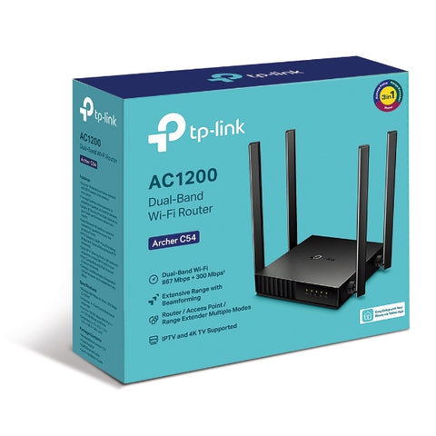 ROUTER TP LINK ARCHER C50 AC1200 DUAL BAND WIFI