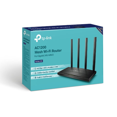 ROUTER TP LINK AC1200 ARCHER C6 INALAMBRICO MU-MIMO
