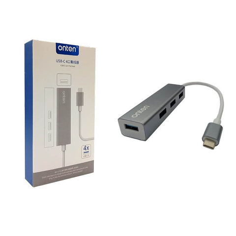 USB Tipo C a 4 puertos USB